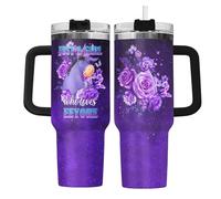 GEPOSTORE Christmas Gifts for Women Girls, Just A Girl Who Loves Donkey 40oz Tumbler with Lid, Cute Cartoon Character Tumbler, Birthday Gifts for Movie Lover