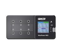 GEPRC W63 FPV Drone Charger - 6-Port 1S Battery Charger with 3A Fast Charging, Discharge & Storage Mode, IPS Display, for LiPo/LiHV/Life Batteries (PH2.0/BT2.0/XT60/Type-C)