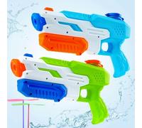 GEPROSMA 2 Pack Powerful Water Gun Kids & Adults,33cm/13inch Big Super Water Pistol Large Capacity 600ML Soaker,Long Range 35FT, Pool Beach Garden Outdoor Water Blaster Squirter Toys Summer Gift