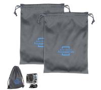 GEPULY 2-Pack Drawstring Bag for Camera Case,Dustproof Storage Pouch Holder
