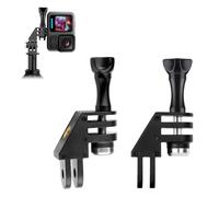GEPULY 2-Pack Vertical Mount for GoPro, 90° Direction Elbow Adapter, Tripod Mount for Go Pro Hero 13/12/11/10/9/Insta360/DJI OSMO Action 6 AKASO Action Camera Accessories with 1/4''-20 Thread Hole