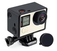 GEPULY BacPac Frame Mount Housing Case for GoPro Hero4, Hero3+, Hero 3 with LCD BacPac and Battery Extension Accessories