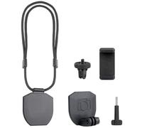 GEPULY Magnetic Neck Mount Adjustable for GoPro Hero 13 12 11 10 9 8 7 6 5 | 4-Way Rotation Quick Release Necklace Holder Selfie Mount Hands Free for Phones Insta360 AKASO DJI Canon Digital Cameras Cars