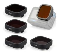 GEPULY ND Filter Lens Set for GoPro Hero 13 Black Accessories, 4-Pack GoPro Filters ND8, ND16, ND32, ND64, Go Pro Accessory Multi-Coated Neutral Density Protector