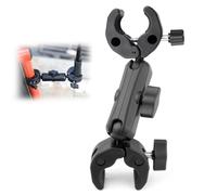 GEPULY Super Clamp Double Camera Clamp, 20-50mm Aluminum Magic Arm Dual Ball Head Heavy Duty for Handlebar/Tripod/Photo Studio Light Stand/Umbrella Chair/Pole/Cross Bars/Motorcycle/Bike/Tabletop