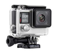 GEPULY Waterproof Housing Case for GoPro Hero 4, Hero 3+, Hero 3 Underwater Photography -Waterproof Up to 131 ft (40M) with Quick Release Mount, Thumb Screw