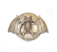 GEQIAN Bats Door Knocker Polished Solid Brass Retro Bats Door Knocker Classic Period Elegant Front Door Furniture - Heavy Duty Doorknocker Home Front Door Decoration