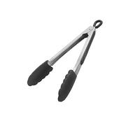 Gera Stainless Steel & Silicone Tongs - 23cm