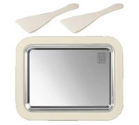 Gerät Zur Herstellung Von Gerolltem - Edelstahl Für Ohne Strom, Eisrollen Maschine Für Den Haushalt, Für Dessert Liebhaber Bäcker Anfänger Party Planer Café Restaurant