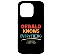 Gerald Knows Everything Case for iPhone 15 Pro