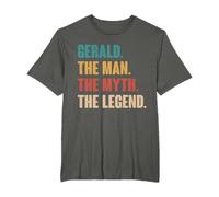 Gerald The Man The Myth The Legend Retro Gift for Gerald T-Shirt