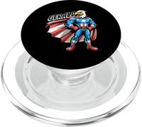 Gerald USA Eagle Patriotic Superhero for Boys Name Gerald PopSockets PopGrip for MagSafe