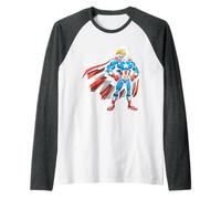 Gerald USA Eagle Patriotic Superhero for Boys Name Gerald Raglan Baseball Tee
