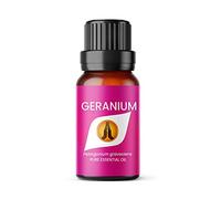 Geranium Essential Oil, 10ml | Floral Essential Oils Fragrance for Diffuser for Home, Candle Making, Wax Melts, Cleaning, humidifier | Pure, Natural, Vegan, Made in UK