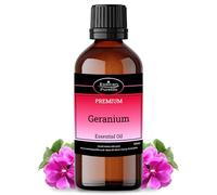 Geranium Essential Oil 50ml, Therapeutic Grade, 100% Pure Natural Essential Oils for Diffusers for Home, Aromatherapy Oils Essential Oils Relax, Skin & Hair Care, Improved Mood - Vegan & UK Made