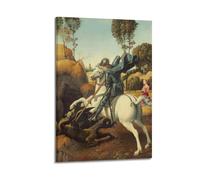 Gerard David（Saint George And The Dragon） artistic Creations Poster Picture Canvas Wall Paint Arts Decor Modern Home Artworks 12x18inch(30x45cm)