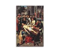 Geṛard David（The Judgment of Cambyses2） artistic Creations Poster Picture Print Wall Art Canvas Artworks Room Aesthetic 24x36inch(60x90cm)