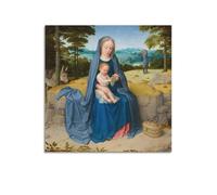 Geṛard David（The Rest on The Flight Into Egypt） artistic Creations Poster Picture Print Wall Art Canvas Artworks Room Aesthetic 28x28inch(70x70cm)