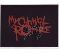 Gerard Way My Chemical Romance SIGNED Photo 1st Generation PRINT Ltd 150 + Certificate (4)