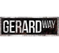 Gerard Way Slim Tin Sign 30.5 x 10.1cm