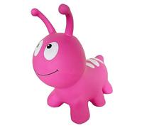 GERARDO`S Wormy Hopper Bouncy Ride On Animal. Toddler Space Hopper Pink Worm For Kids Starting From 12 Months.