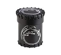 Gerardos Qworkshop Leather Dragon Dice Cup, Black