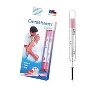 GERATHERM Basal Analogue Thermometer for Cycle Monitoring and Fertility - Includes Evaluation Table - Made in Germany