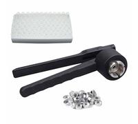 GERAZAHO 11mm/13mm/20mm Flip Off Vial Crimper, Manual Vial Crimper, Bottle Cap Capping Machine, Handle Anti-Skid, for Full Aluminum, Bottle Cap Crimping Tool