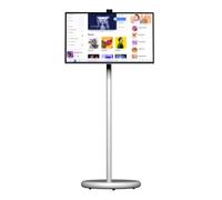 GERAZAHO 27 Inch Smart Portable TV, Movable Touch Screen TV Monitor, 13 Megapixel Camera, 6GB RAM+128GB ROM, Adjustable Multi Angle Rotation, with 360° Universal Wheels Gray