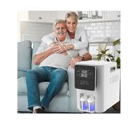 GERAZAHO 900-3000Ml Molecular Hydrogen Inhalation Machine, 2 in 1 Hydrogen Inhaler, High Purity (66.6 + 33.3)%, Adjustable Time/Flow, SPE/PEM Electrolysis, for Health 1800ml/min