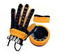 GERAZAHO Rehabilitation Robotic Gloves, Left/Right Hand Therapy Device, 5 Modes Choose/Single Finger Training, for Hands Dysfunction Paralysis Patient Left XL