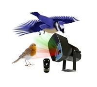 GERAZAHO Rf Remote Bird Scare Devices, Red+Green Dual Beams, High Brightness/Waterproof Bird Deterrent, 3000-4000sqft Coverage, for Chaser Pigeons, Starlings, Sparrows