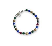 Gerba Jewels Bracelet with Lobster Clasp 6 mm and Silver