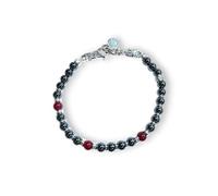 Gerba Jewels Bracelets Made with Waxed Wire Ceramic Stoneware and Silver