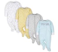 Gerber 4 Pack Baby Neutral Words Sleep 'n Plays