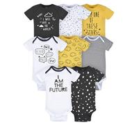 Gerber 8-Pack Baby Boys Fox Onesies Bodysuits
