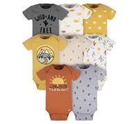 Gerber Baby 8-Pack Short Sleeve Onesie Bodysuits