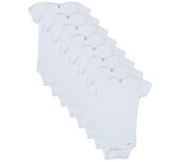 Gerber Baby 8-Pack Short Sleeve Onesies Bodysuits Solid White 0-3 Months