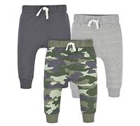 Gerber Baby Boys' Toddler 3-Pack Jogger Pants Sweatpants, Camo, PLACEHOLDER