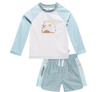 Gerber Baby Boy's Toddler Long Sleeved Rashguard Swim Bathing Suit Set Surf 18 Months