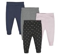 Gerber Baby Girls Multi-Pack Active Pants Set, Hearts, 0-3 Months