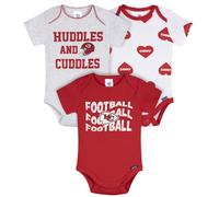 Gerber Baby Girls' NFL 3-Pack Onesie Bodysuit Chiefs NFL 3-Pack6 Months