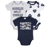 Gerber Baby Girls' NFL 3-Pack Onesie Bodysuit Patriots 18 Months