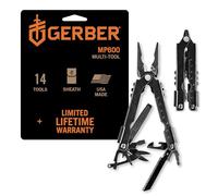 Gerber Bladeless Multi-Tool with Nylon Sheath | One-Handed Opening and 14 Functions, MP600 Bladeless, Black, 30-000952