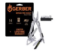 Gerber Gear MP600 Pro Scout Multi-Plier - Multitool with 13 Tools Including Needlenose Pliers - Premium Multipurpose Tool - Made in USA