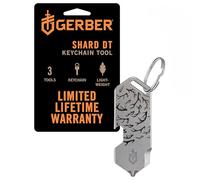 Gerber Gear Shard 3-in-1 Multitool, Clips to Pocket with Bottle Opener, Package Opener, and Cross Driver, EDC Gear for Everyday Carry, Silver - Antler