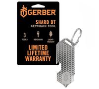 Gerber Gear Shard Keychain 3-in-1 Multitool, Clips to Pocket or Keychain with Bottle Opener, Package Opener, and Cross Driver, EDC Gear for Everyday Carry