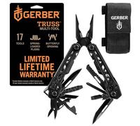 Gerber Multi-Tool with Nylon Sheath and 17 Functions | Truss Multi-Tool, Black, 30-001780