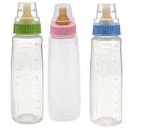 Gerber Nurser Clear View Feeding Bottle, Assorted Colors - 1 ea ( Pack of 3 )