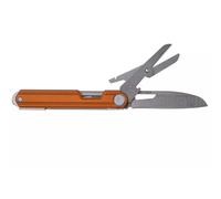 Gerber Pocket Knife with 4 Functions, Multi-Tool with Straight Blade | ArmBar Slim Cut, Orange, Stainless Steel/Aluminium, 30-001725
